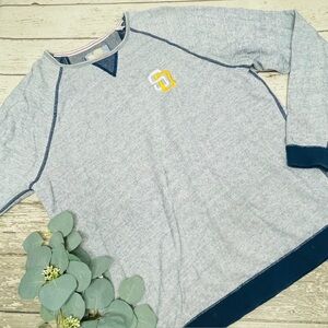 Tommy Bahama Baseball SD Padres Long Sleeve Raglan Pullover